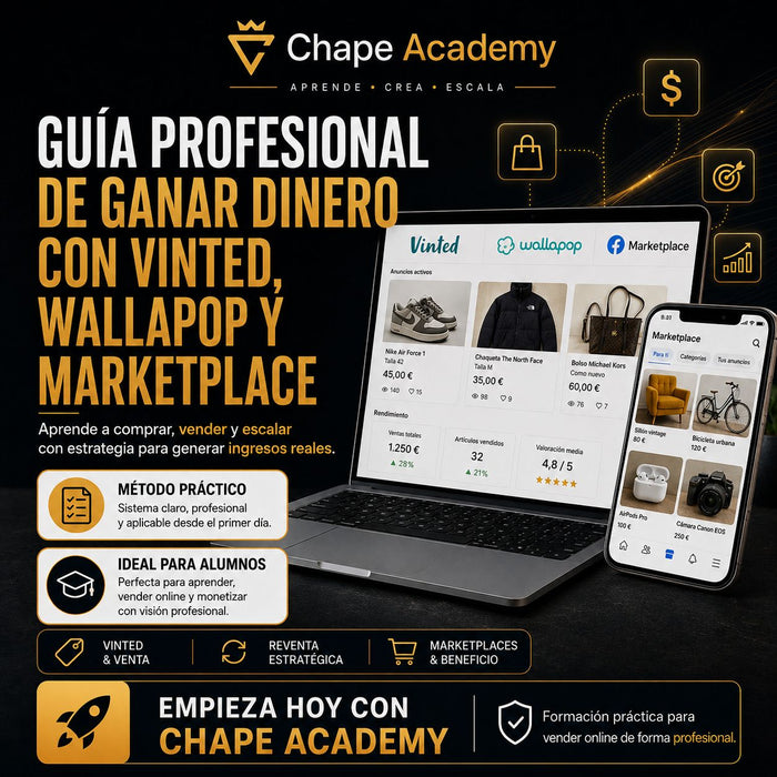 Guía para Ganar con Vinted, Wallapop y Marketplace