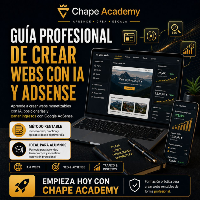 Guía para Crear Webs Monetizables con IA